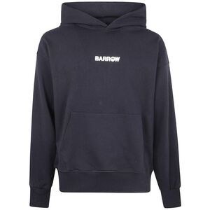 BARROW Unisex Cotton Fleece Hoodie with Smiley Logo Unisex BLACK Jerseys &